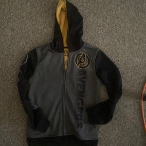 Boys Marvel avengers zip up